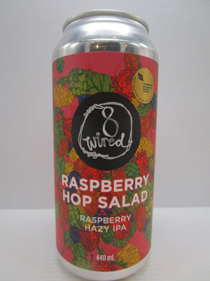 8 Wired Raspberry Hop Salad Hazy IPA 6% 440ml