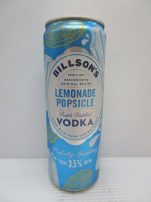 Billson's Lemonade Popsicle Vodka 3.5% 355ml