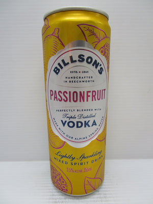 Billsons Passionfruit Vodka 3.5% 355ml