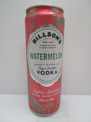 Billsons Watermelon Vodka 3.5% 355ml
