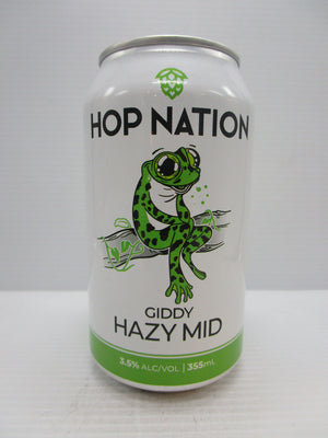 Hop Nation Giddy Middy Hazy Pale 3.5% 355ml