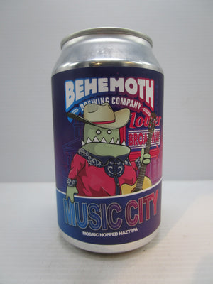 Behemoth Music City Mosaic Hazy IPA 6% 330ml