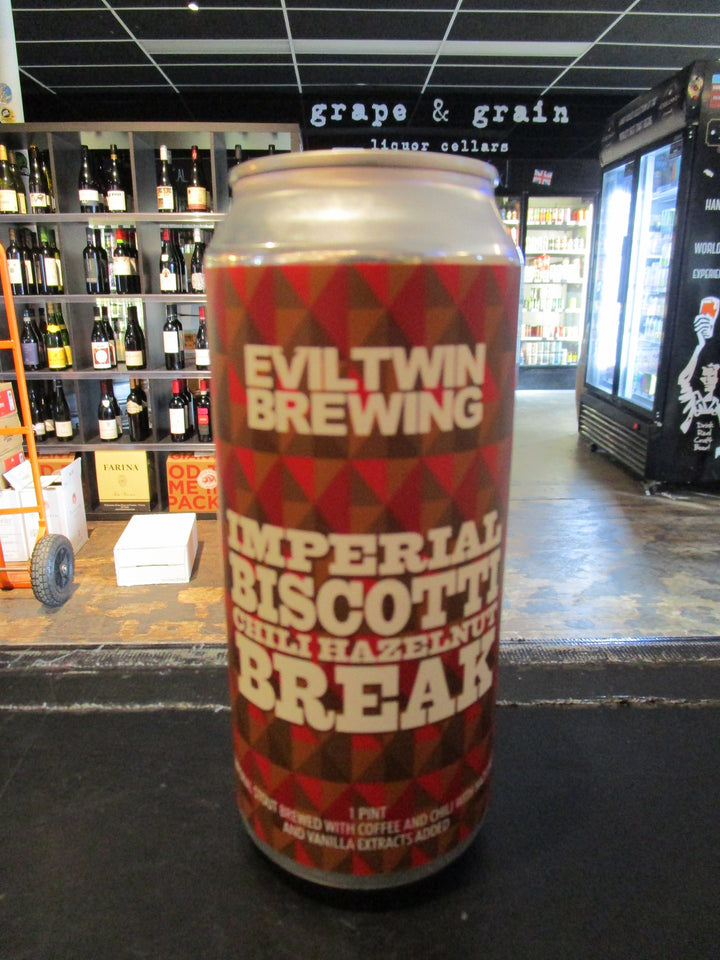 Evil Twin Chili Hazelnut Biscotti Stout 11.5% 475ml