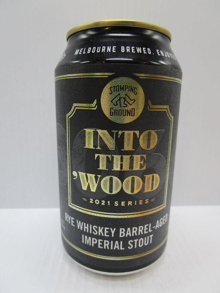 Stomping Into The Wood 2021 Rye BA Stout 9.5% 355ml