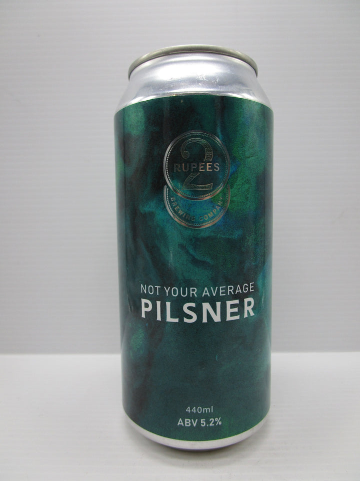 Two Rupees Not Your Average Pilsner 5.2% 440ml