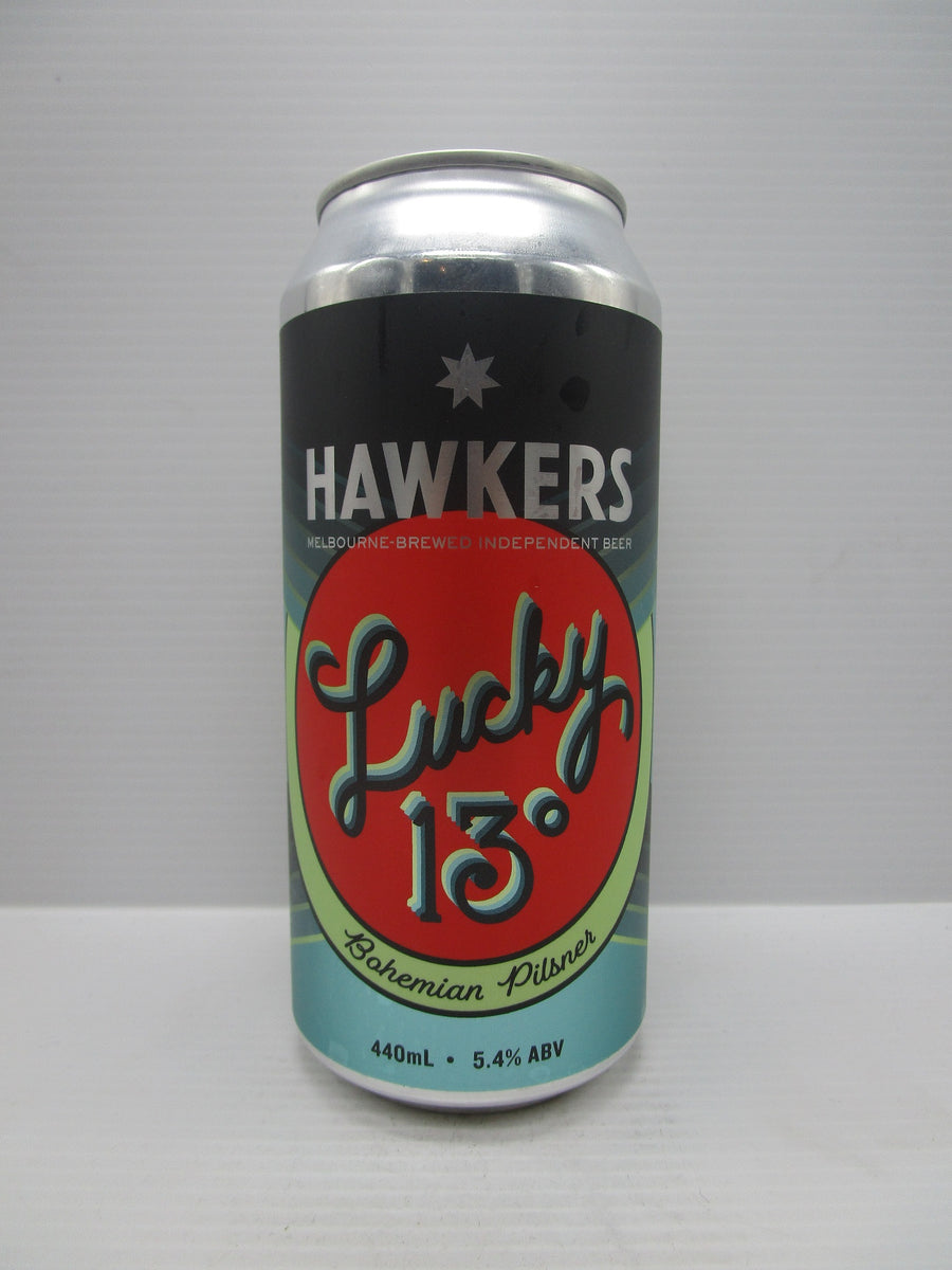 Hawkers Lucky 13 Bohemian Pilsner 5.4% 440ml