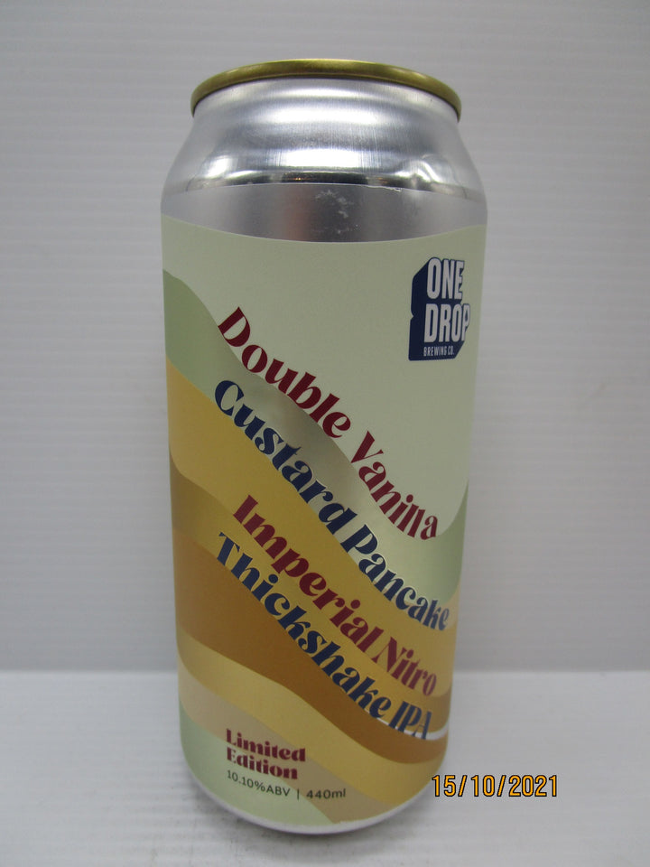 One Drop Double Vanilla Imperial Nitro Thickshake IPA 10.10% 440ml