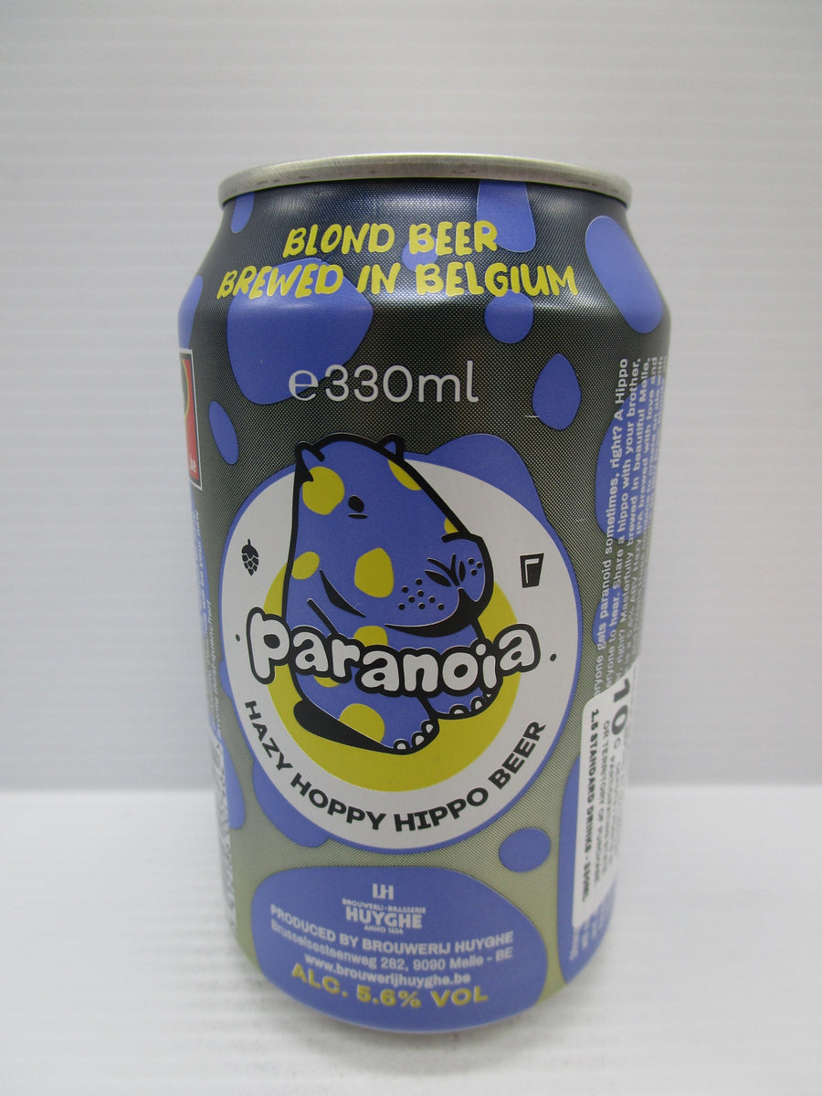 Paranoia Hazy Hoppy Hippo Beer 5.6% 330ml