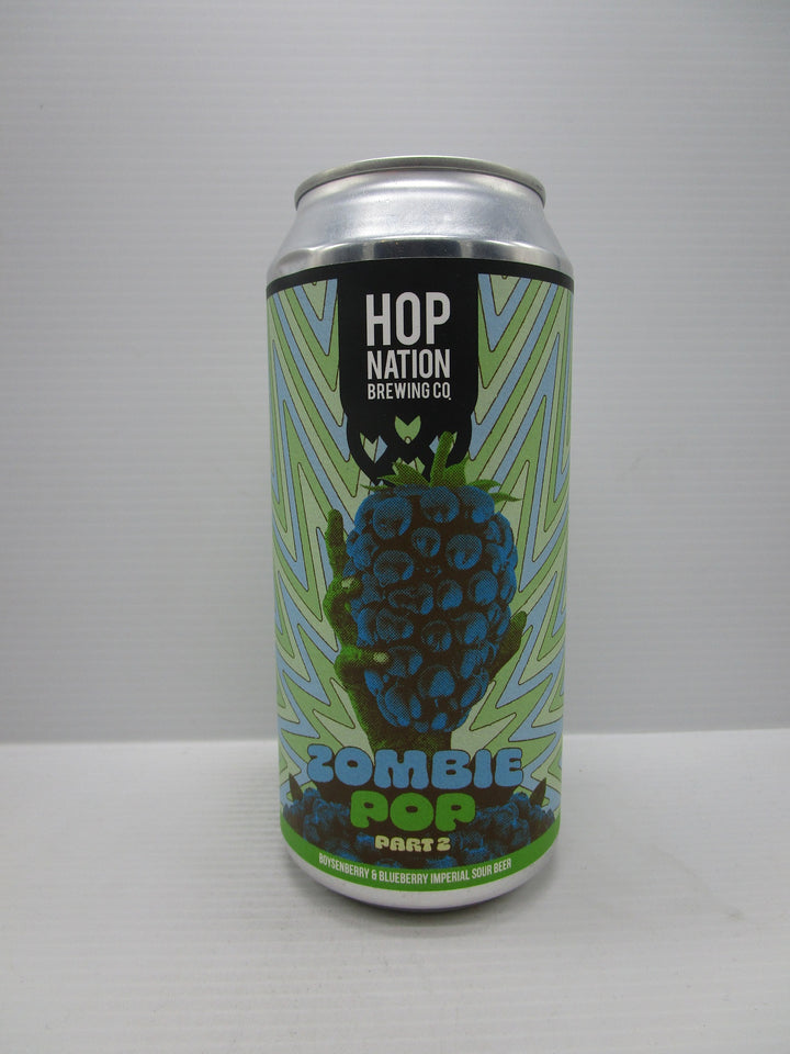 Hop Nation Zombie Pop pt2 Boysenberry & Blueberry Sour 8% 440ml