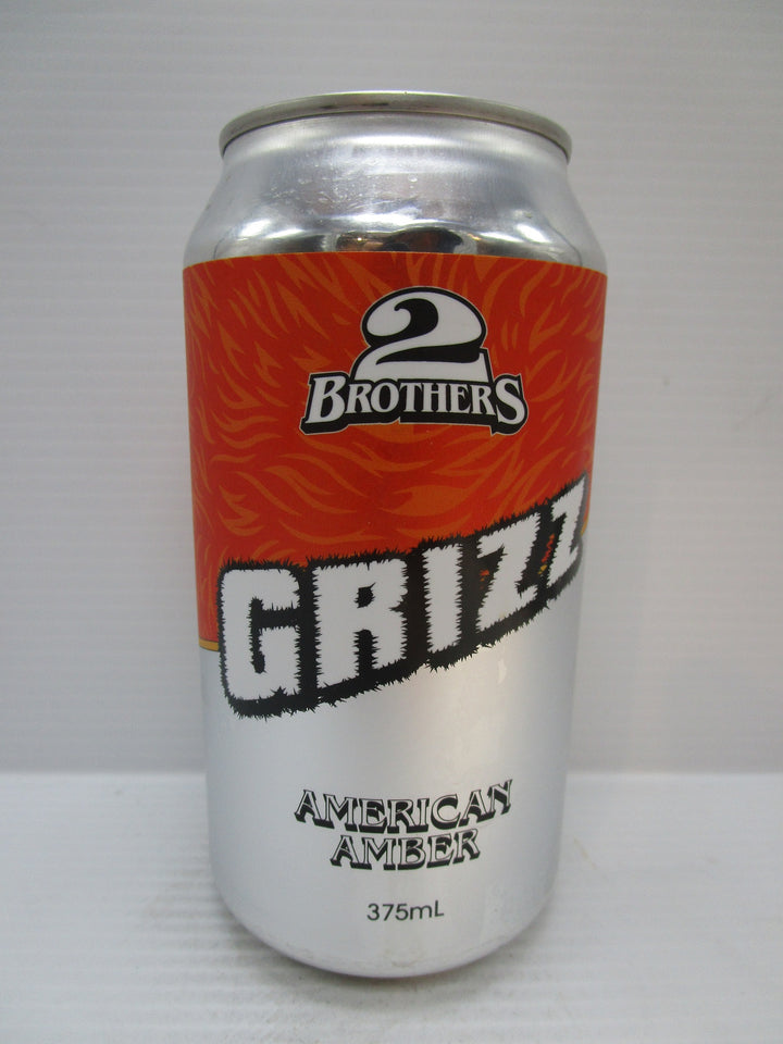 2 Brother Grizz American Amber 5.7% 375ml - Grape & Grain