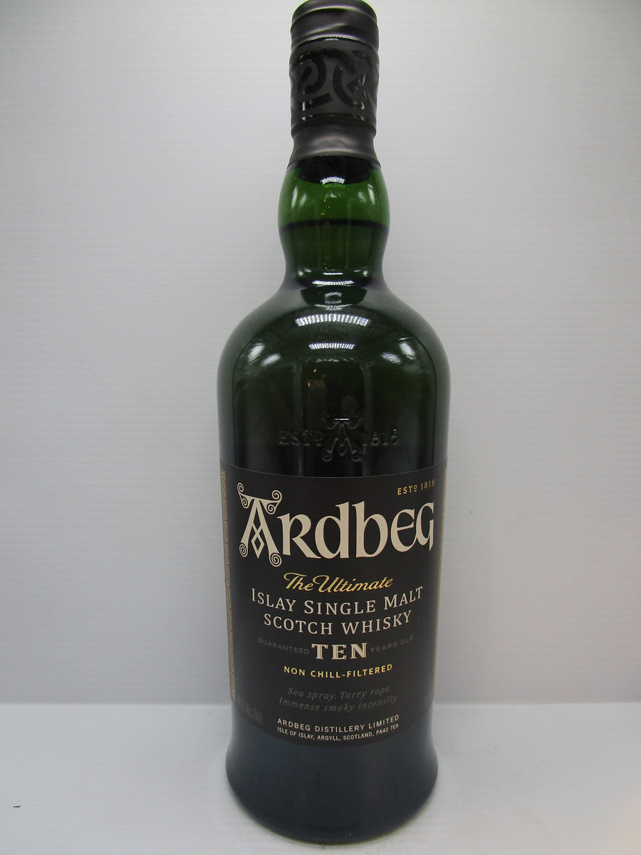Ardbeg 10 Year Old Whisky 46% 700ml