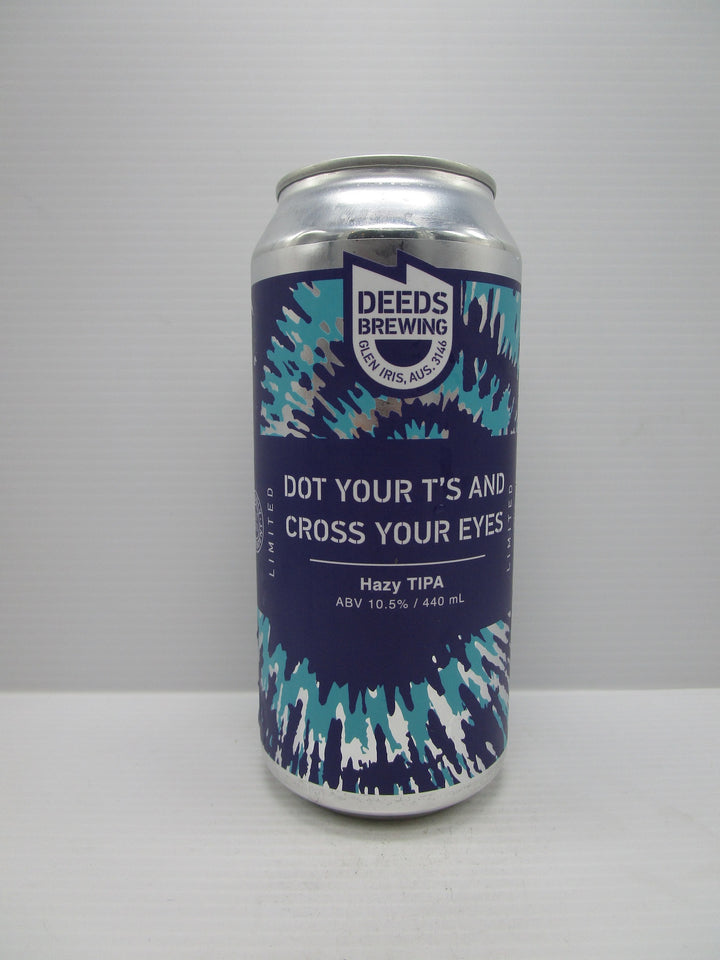 Deeds Dot Your T's and Cross Your Eyes Hazy TIPA 10.5% 440ml