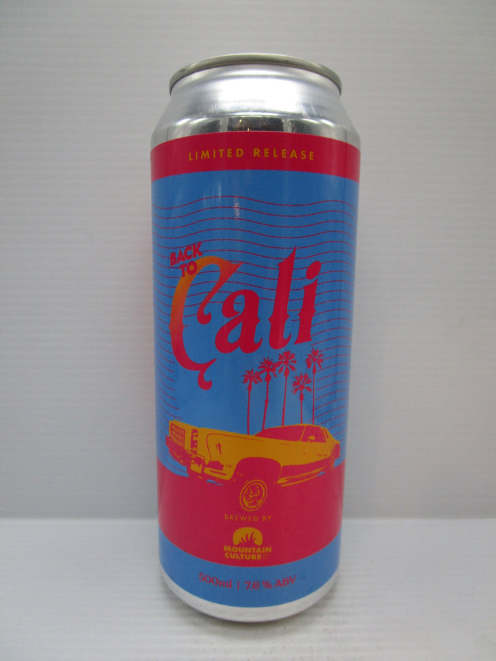 Mountain Culture Back To Cali WC IPA 7.6% 500ml - Grape & Grain