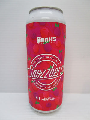 Banks Who's Ever Heard of A Snozeberry Sour 6.9% 500ml