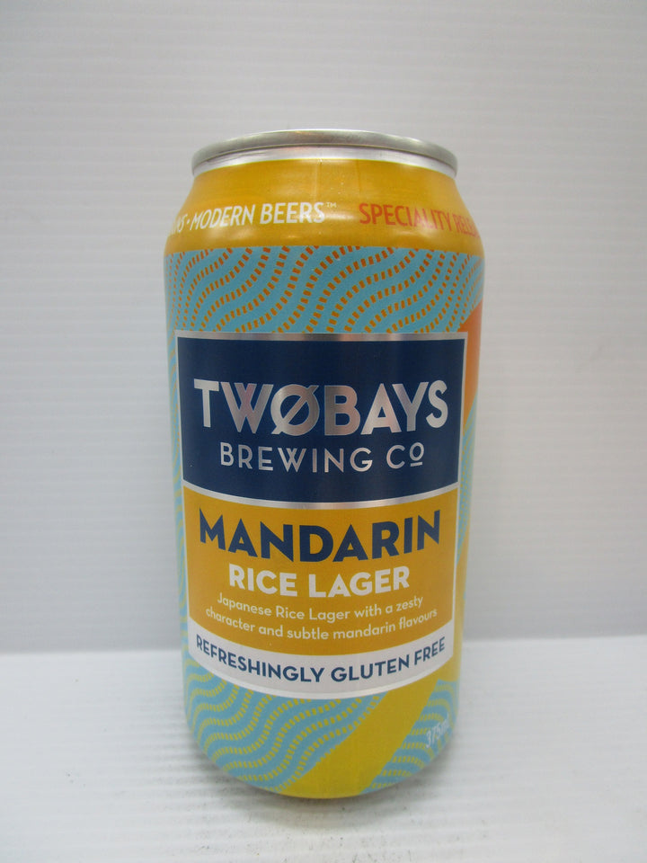 Two Bays Mandarin Rice Gluten Free  Lager 4.4% 375ml