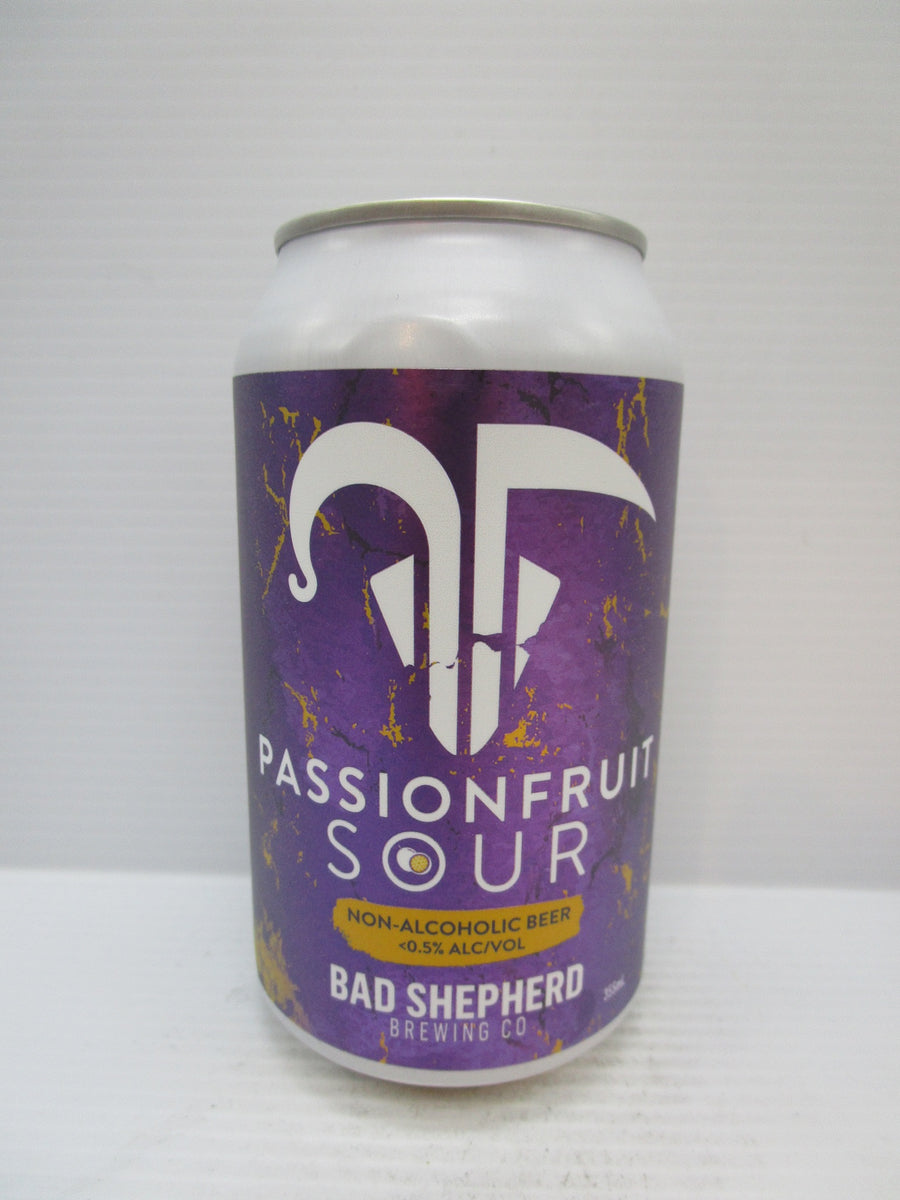 Bad Shepherd Non-Alcoholic Passionfruit Sour 355ml – Grape And Grain