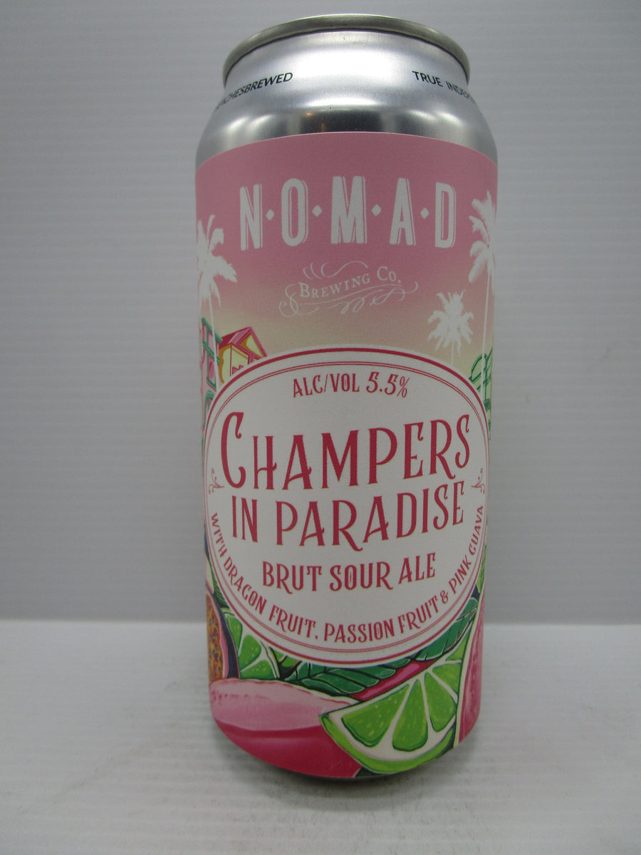 Nomad Champers in Paradise Brut Sour Ale 5.5% 440ml