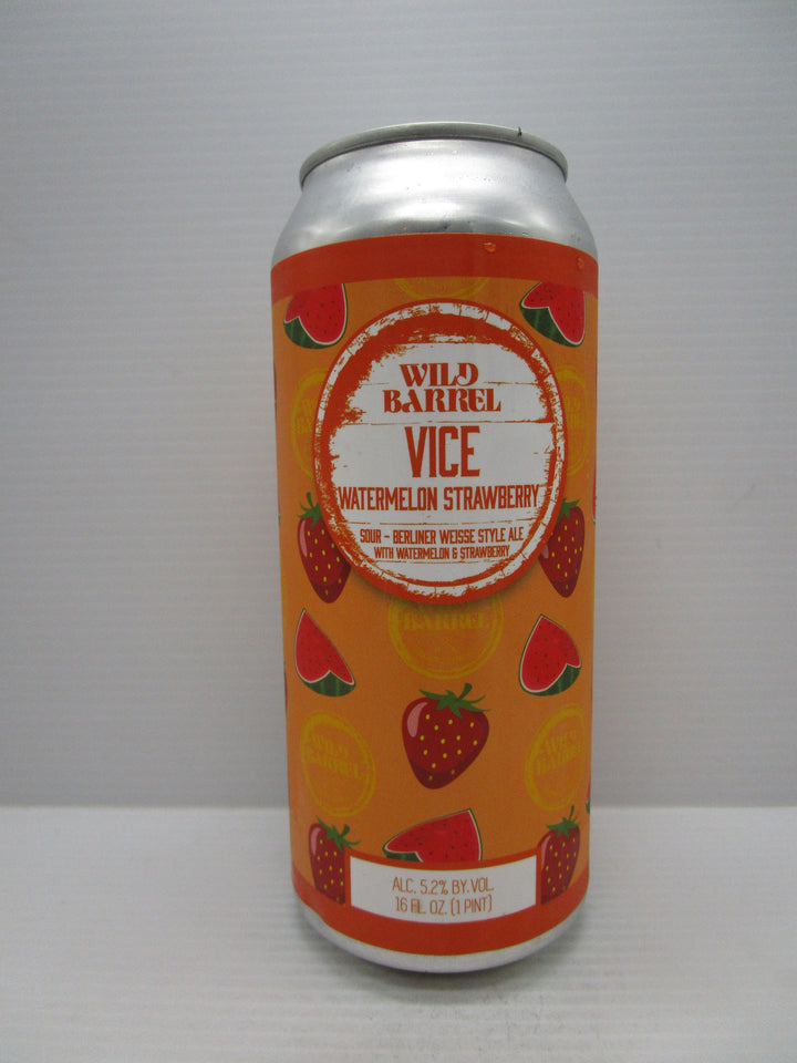 Wild Barrel VICE Watermelon & Strawberry Sour 5.2% 473ml