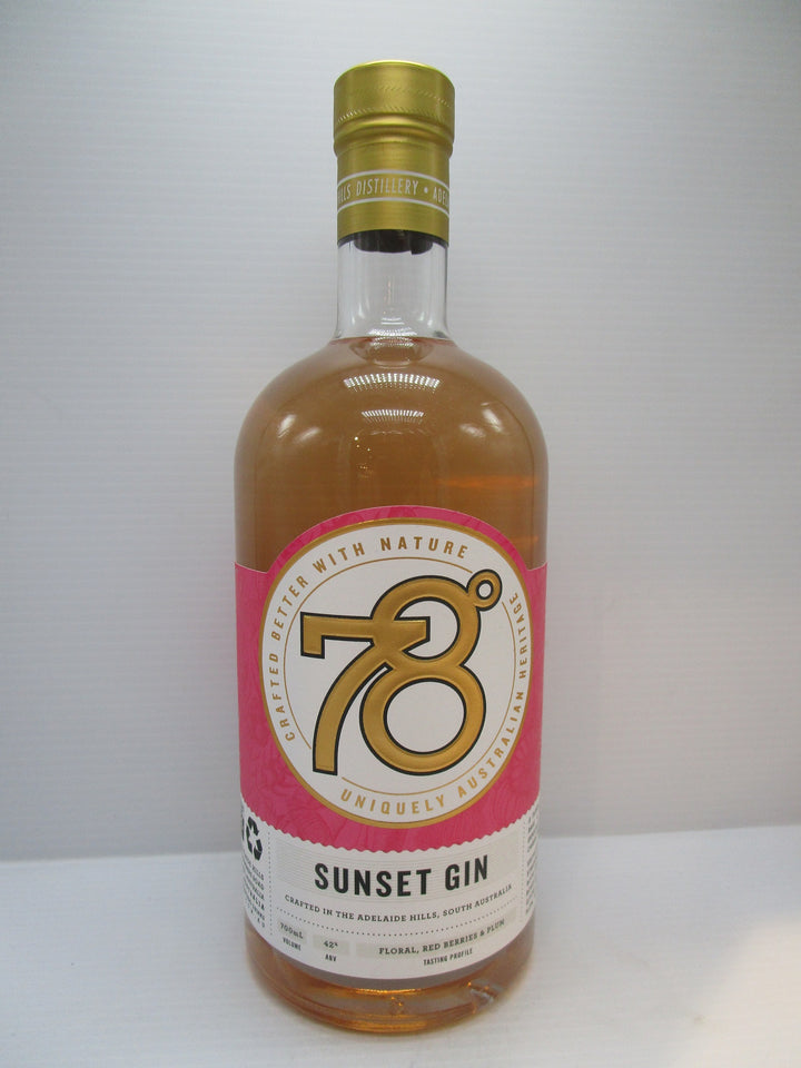 AHD 78 DEGREE SUNSET GIN 700ML