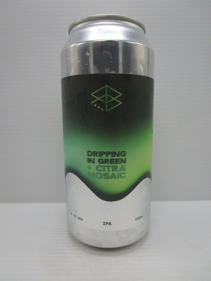 Range Dripping in Green Citra + Mosaic IPA 6.7% 440ml