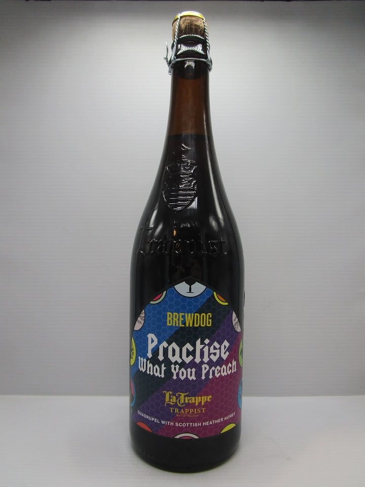 Brewdog x La Trappe Practise What You Preach Quad w/Heather Honey 10% 750ml