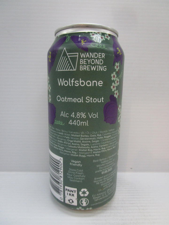 Wander Beyond Wolfsbane Oatmeal Stout 4.8% 440ml