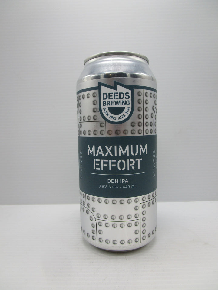 Deeds Maximum Effort DDH IPA 6.8% 440ml