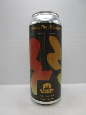 Mountain Culture Rock, Flag & Eagle American IPA 7.9% 500ml
