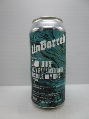 Unbarred Dank Juice Hazy IPA 7% 440ml