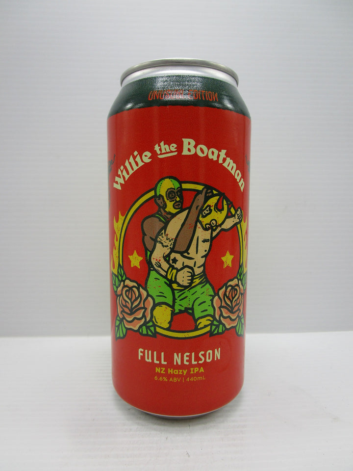 Willie the Boatman Full Nelson NZ Hazy IPA 6.6% 440ml