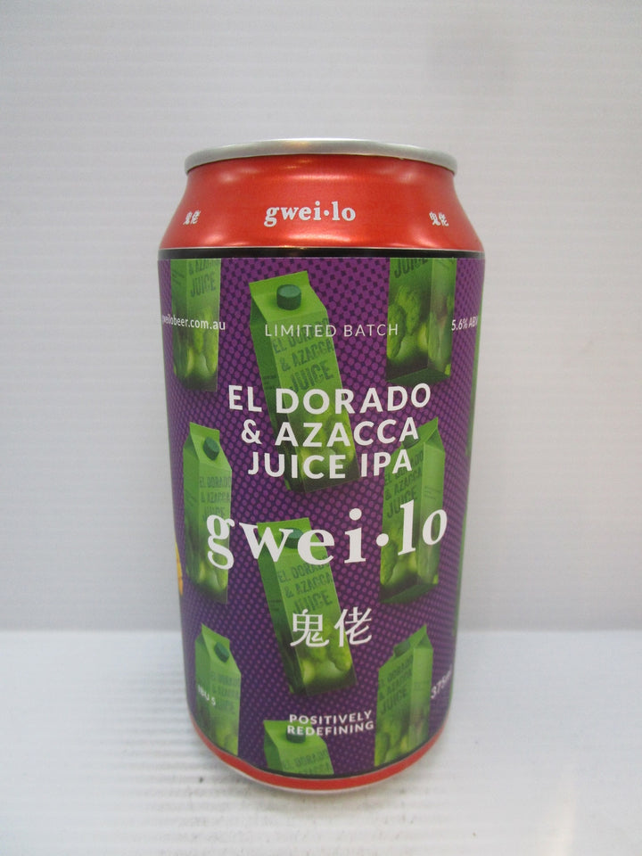Gweilo El Dorado Azacca Juice IPA 5.6% 375ml