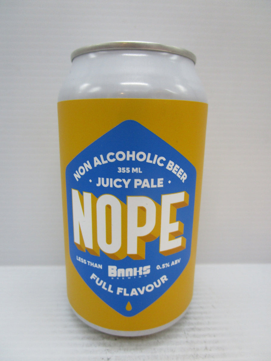 Banks Alc Free NOPE Juicy Pale 355ml