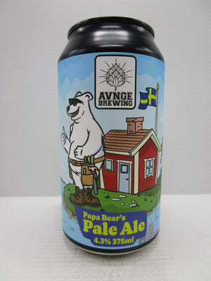 AVNGE Papa Bear's Pale Ale 4.3% 375ml