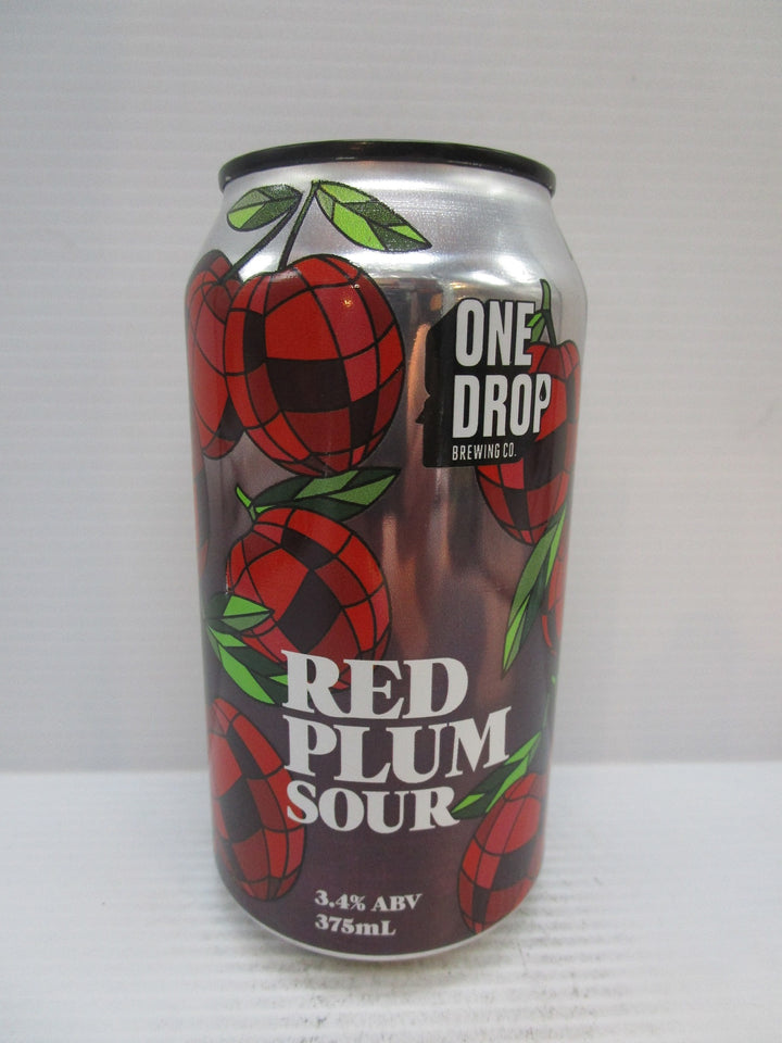 One Drop Red Plum Sour 3.4% 375ml