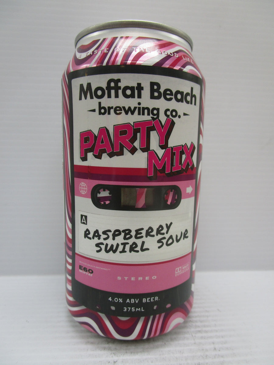 Moffat Beach Party Mix Raspberry Swirl Sour 4% 375ml