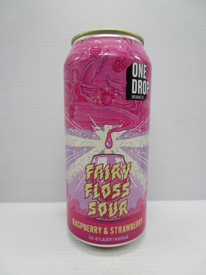 One Drop Fairy Floss Sour Raspberry & Strawberry 10.4% 440ml