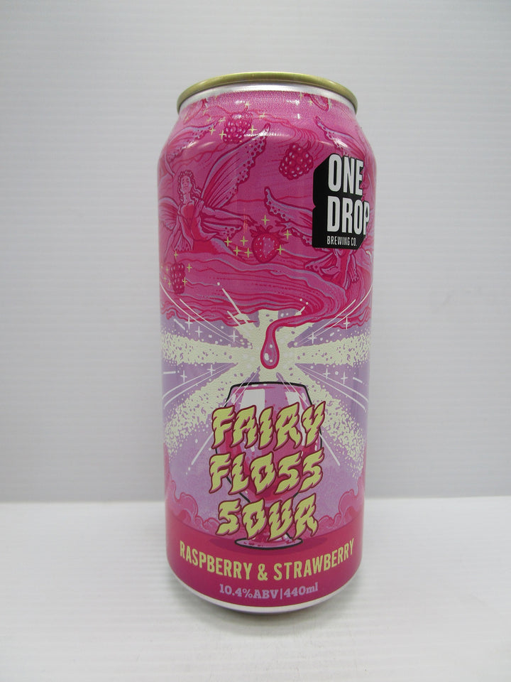 One Drop Fairy Floss Sour Raspberry & Strawberry 10.4% 440ml
