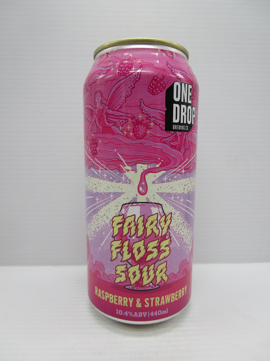 One Drop Fairy Floss Sour Raspberry & Strawberry 10.4% 440ml