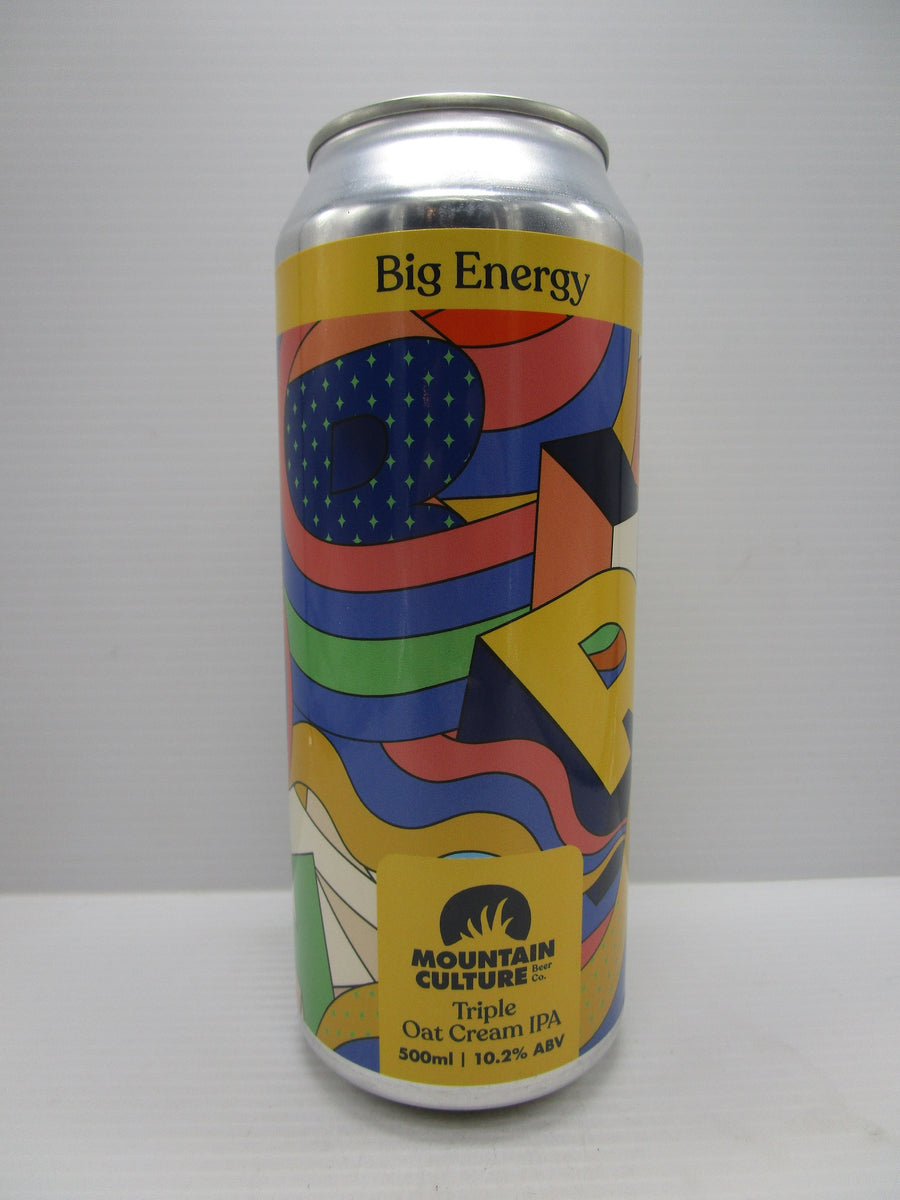 Mountain Culture Big Energy Triple Oat Cream IPA 10.2% 500ml