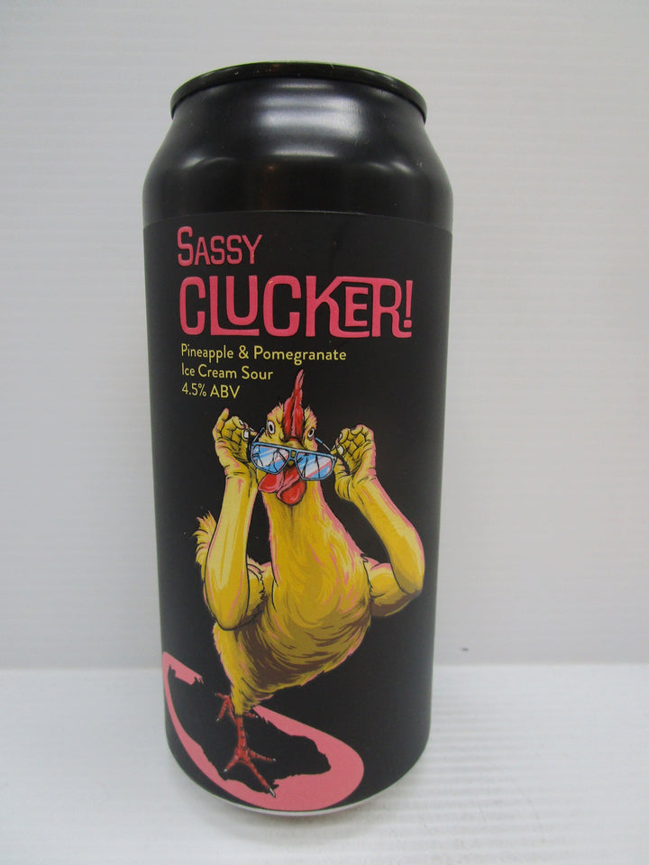 Double Vision Sassy Clucker Pineapple & Pomegranate Sour 4.5% 440ml