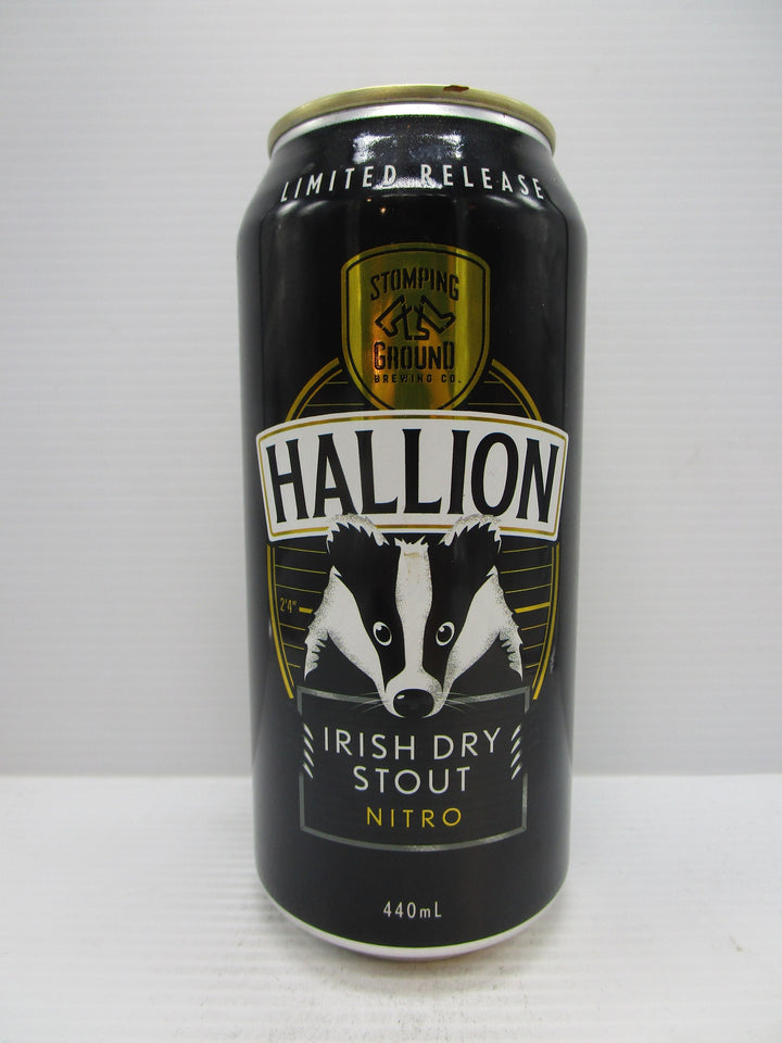 Stomping Ground Hallion Irish Dry Stout NITRO 4.2% 440ml