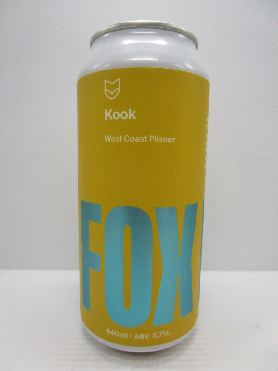 Fox Friday Kook West Coast Pilsner 5.7% 440ml