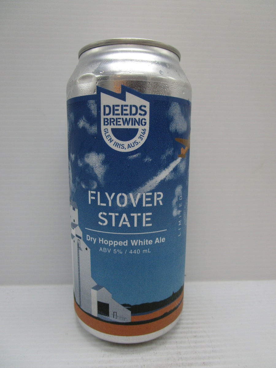 Deeds Flyover State White Ale 5% 440ml