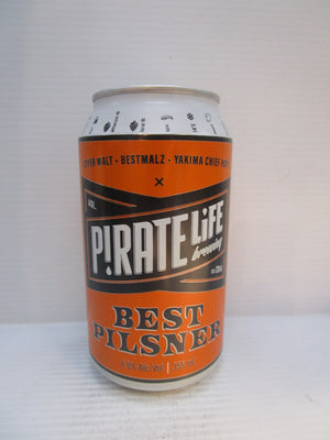 Pirate Life Best Pilsner 4.8% 355ml