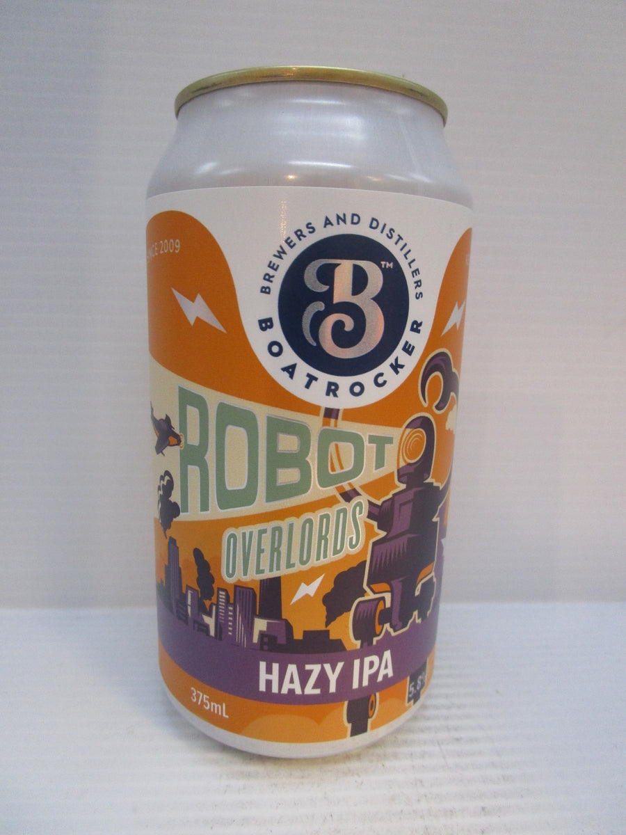 Boatrocker Robot Overloads Hazy IPA 5.8% 375ml