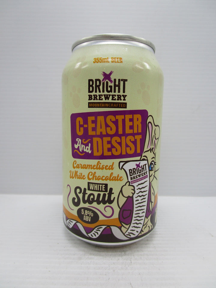 Bright C-Easter & Desist Caramelised White Chocolate White Stout 5.8% 355ml