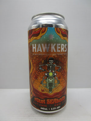 Hawkers Four Seasons Red IPA 6% 440ml