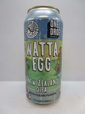 One Drop Watta Egg NZ DIPA 7.7% 440ml