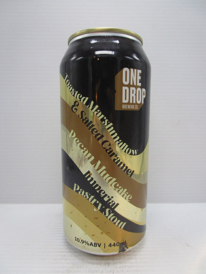 One Drop Toasted Marshmallow & Salted Caramel Pecan Mudcake Imperial Stout 10.9% 440ml