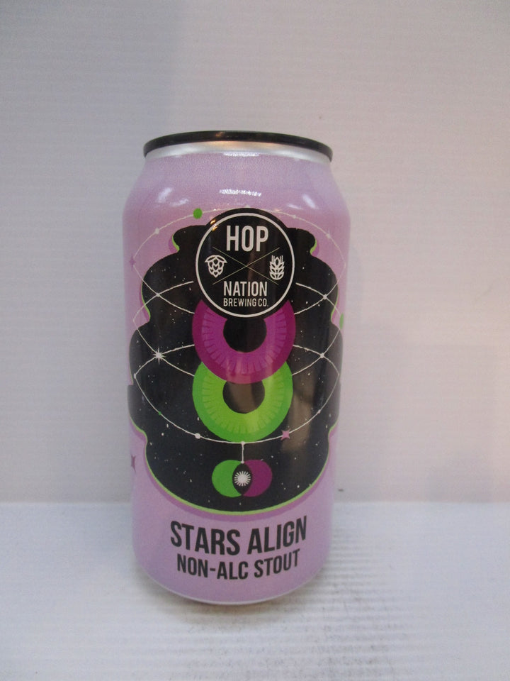 Hop Nation Stars Align Non Alc Stout 0.5% 375ml - Grape & Grain